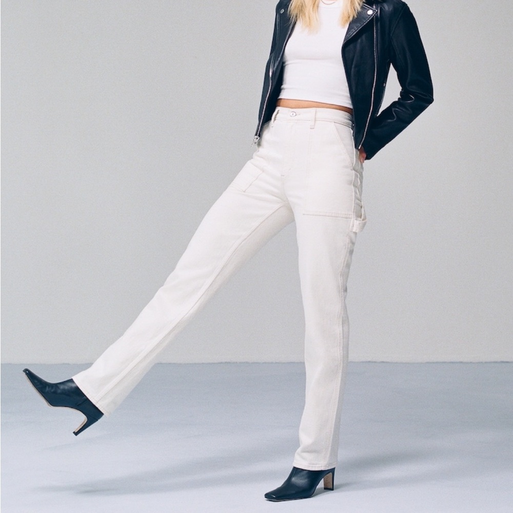 Abercrombie 90s Straight Ultra High Rise Carpenter Jeans